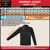 Adult Breakaway Lightweight Warm Up Jacket (Princeton Tiger Lilies)