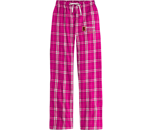 Biggby Coffee Hockey Club Women's Flannel Plaid Pant