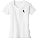 Wilmington Nighthawks Ladies PosiCharge Tri-Blend Wicking Scoop Neck Raglan Tee