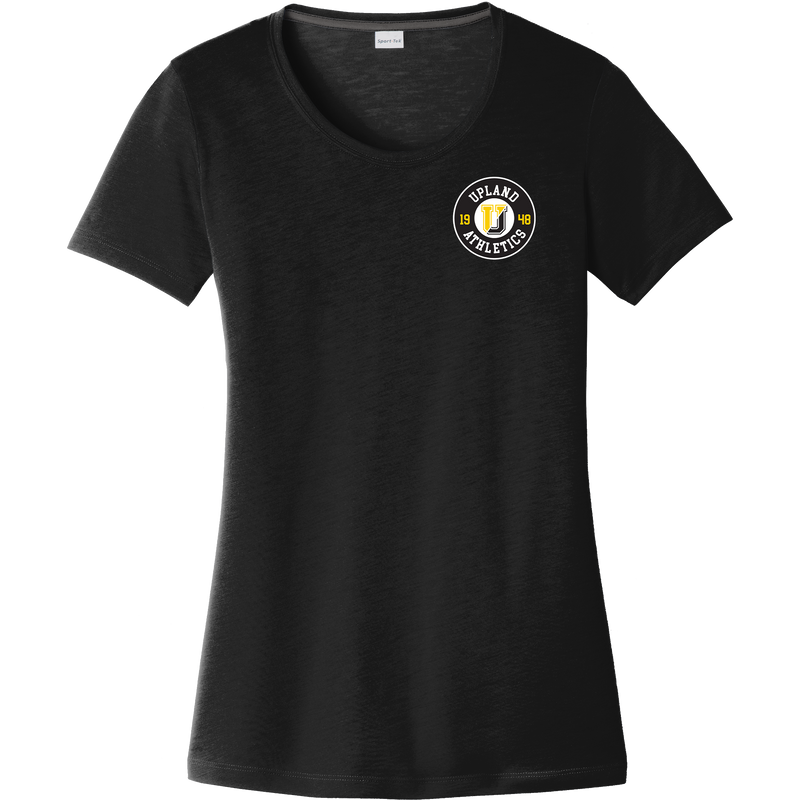 Upland Country Day School Ladies PosiCharge Competitor Cotton Touch Scoop Neck Tee