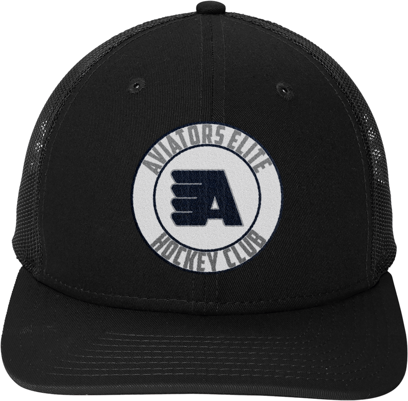 Aspen Aviators New Era Snapback Low Profile Trucker Cap