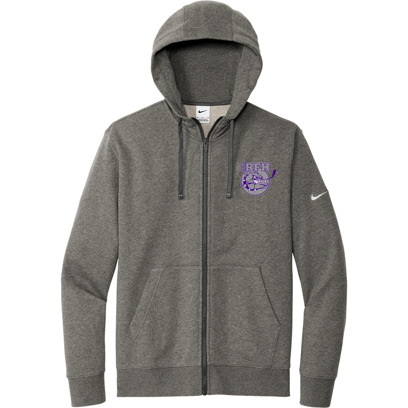 Rumson-Fair Haven Nike Club Fleece Sleeve Swoosh Full-Zip Hoodie