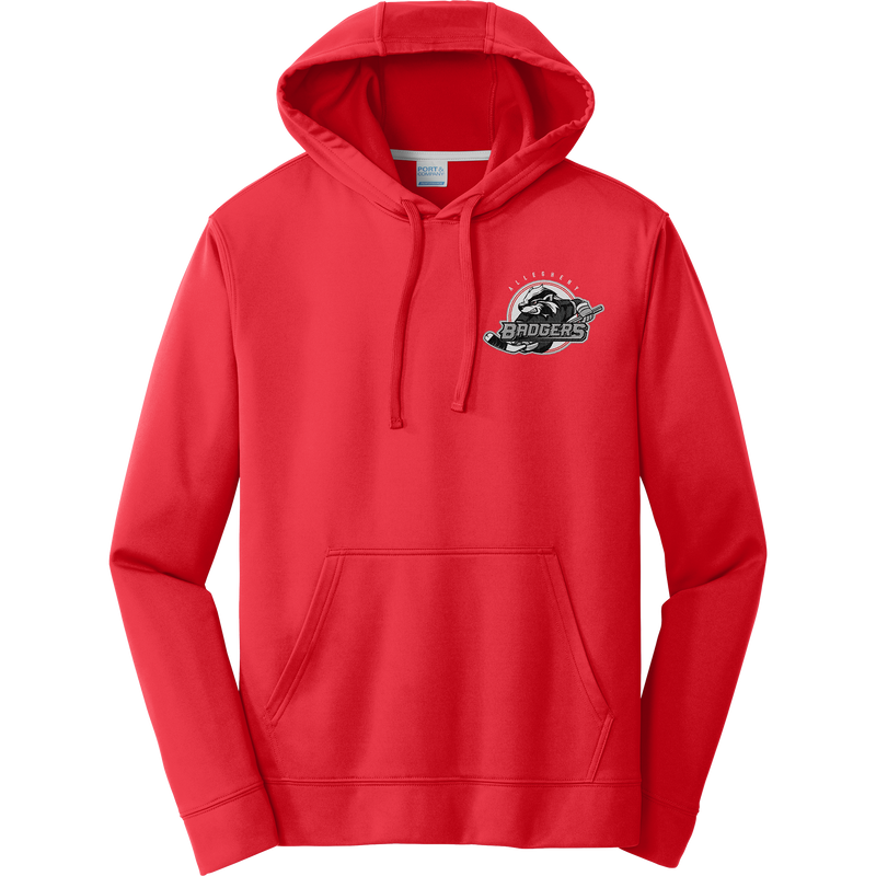 Allegheny Badgers Performance Fleece Pullover Hooded Sweatshirt