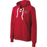 Wash U Lace Up Pullover Hooded Sweatshirt