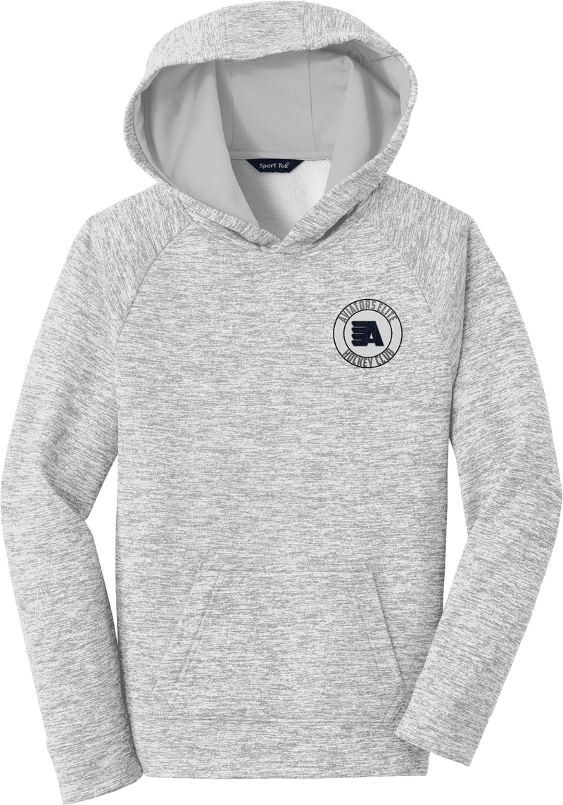 Aspen Aviators Youth PosiCharge Electric Heather Fleece Hooded Pullover