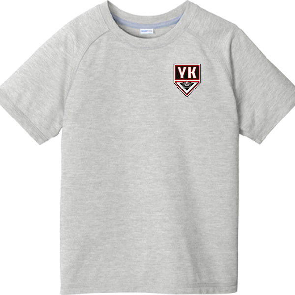 Young Kings Youth PosiCharge Tri-Blend Wicking Raglan Tee